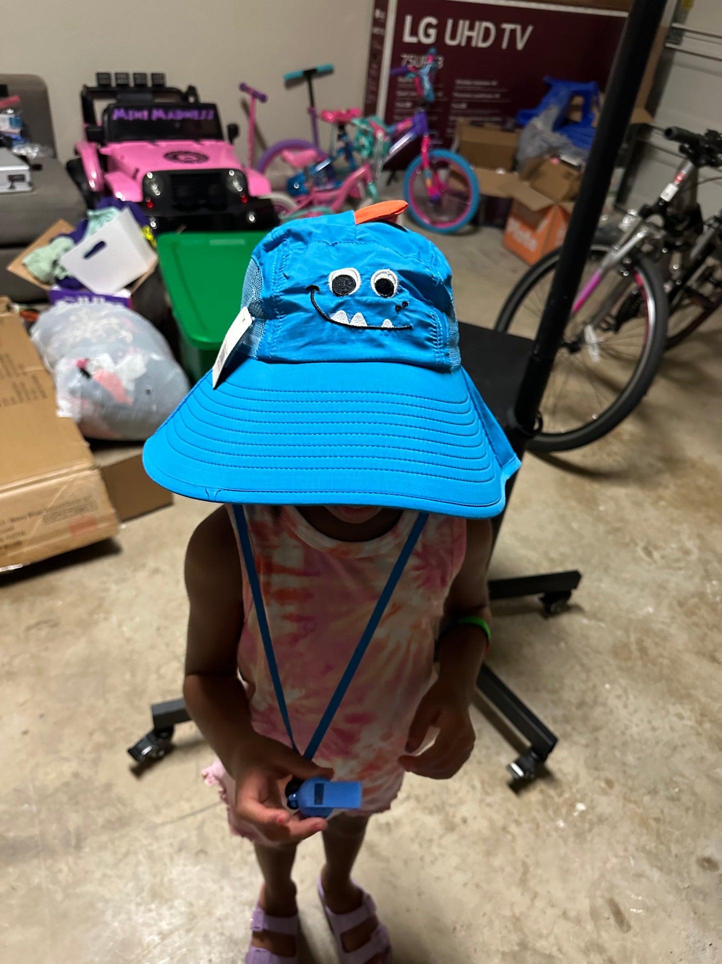 Kids visor bucket Hat