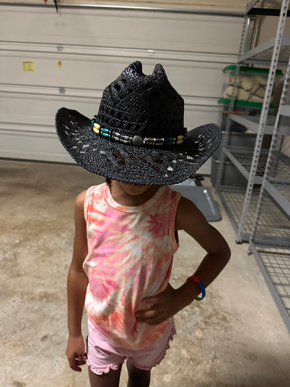 Straw cow girl hats